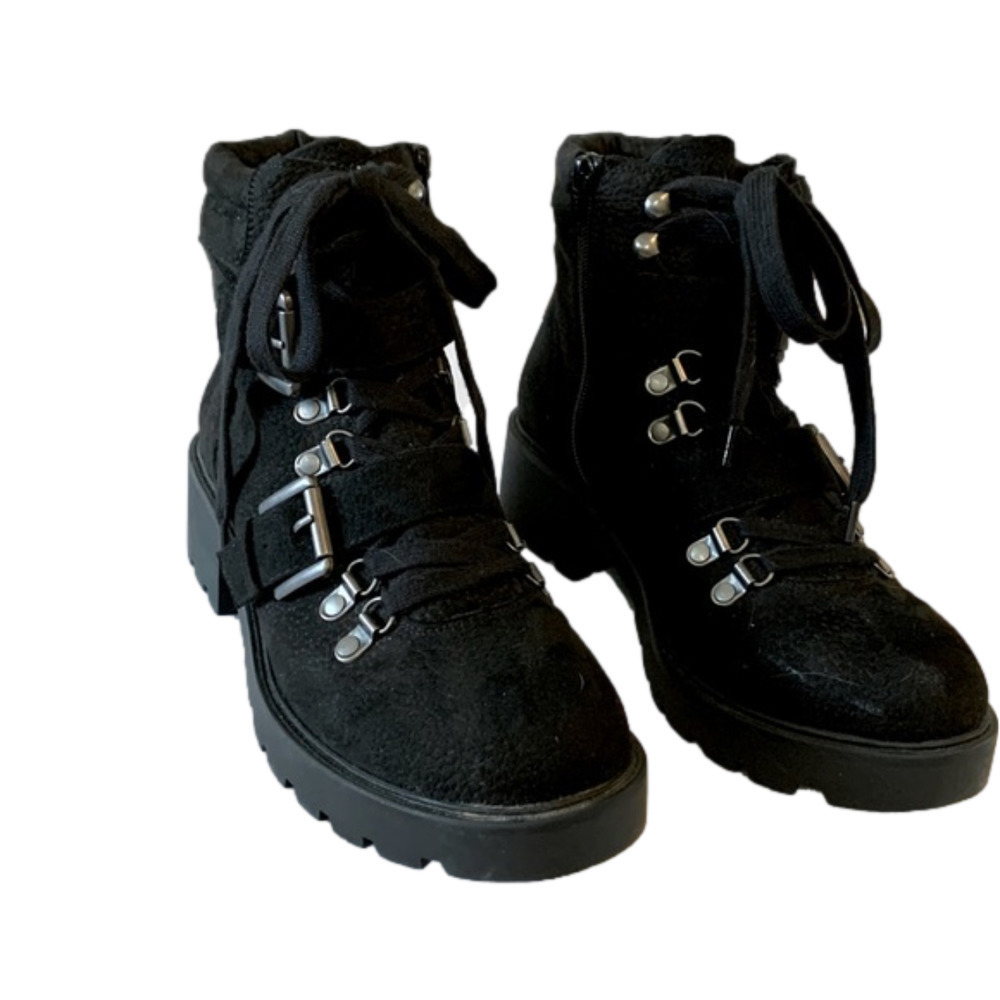 White Mountain Day Time Boots, Size 9M, Black
